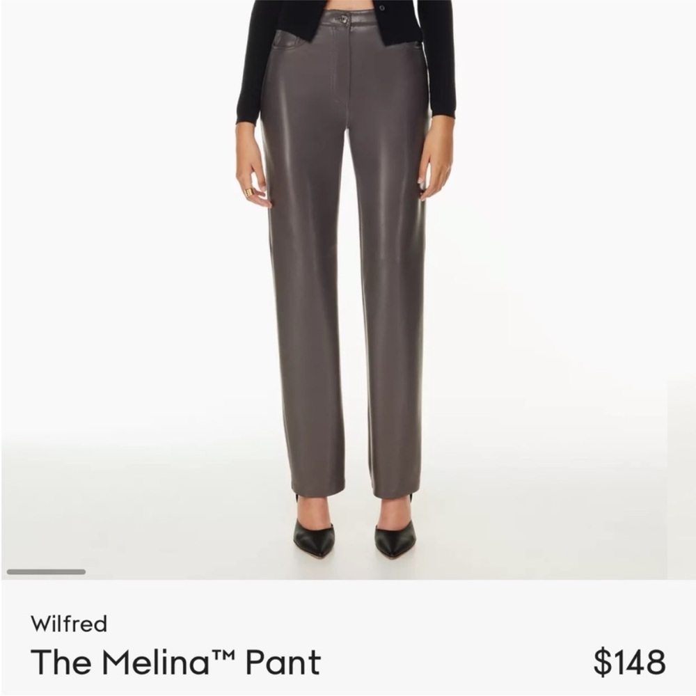 Wilfred Black Ankle Cropped Pants